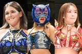 左からボジラ、スターライト・キッド、Sareee（TOKYO-SPORTS）