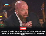 Triple H Says He’s “Incredibly Proud” of CM Punk After Saudi Arabia Match with John Cena