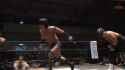 strong machine j homare powerslam into ring-out lariat_thumb.jpg