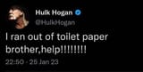 ran out of tp brother