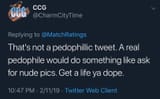 charm city pedo tweet