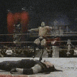 The Rock Elbow Drop Undertaker