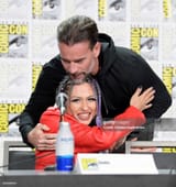 Giulia CM Punk hug