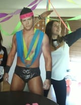 TeenRheaWithMizCutoutAtBirthdayParty