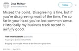 twitmelt disagreeing is fine