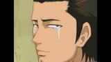 A gorilla crying that his dick is stuck in a gloryhole