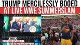 wwe summerslam trump booed