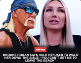 Brooke Hogan Says Hulk Refused to Walk Her Down the Aisle “You Can’t Get Me to Leave the Beach”