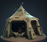 Krieger Command Tent - not very impressive