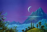 Fantasy landscape cityscape niceart painting