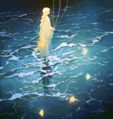 a light on the water