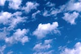 fluffy clouds