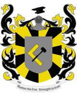 shield of sable and or