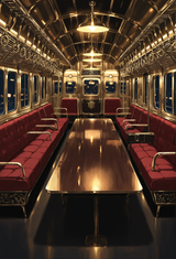 Train interior