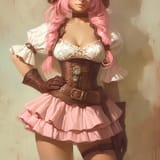 marx3991_Girly_pink_hair_pigtail_plaits_Steampunk_girl_charac_abe66abf-57ad-4cec-a354-ad661b0490e3_2