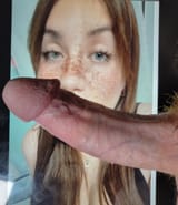 Her mouth is made for cock