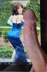 All dressed up for cock