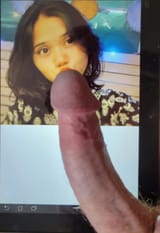 Falguni kissing my cock
