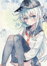 __hibiki_kantai_collection_drawn_by_fantasydolce__5cc6a8e263187a14c65b72a4cdf85830