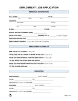 Employment-Job-Application