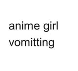 anime girl vomitting