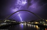 Thunderstorm over Newcastle