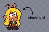 noelle stupid idiot