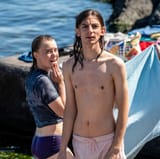 Greta Thunberg with her skinny BF