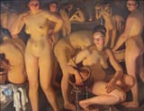 Zinaida Serebriakova, Serebryakova_Bath_house_1913