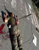ukrainian dude that got killed by a sword