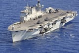 HMS Ocean during Operation Ellamy 2011