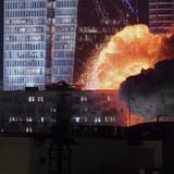Tel Aviv missile impact