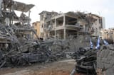Buildings destroyed in Tel Aviv June 2025