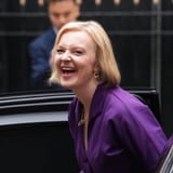 Liz Truss laughing