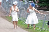 Royal Ascot racegoers knock back champagne and beer as Ladies Day turns boozy