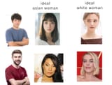 white men vs asian men preferences