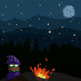 wizard campfire pepe