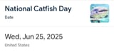 national fishy day