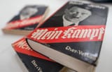 various-edition-of-adolf-hitlers-book-mein-kampf-featuring-a-portrait-of-hitler-photographed