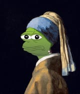 pepe with pearl earring