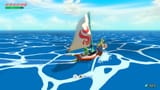 zelda rides his boat