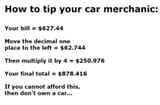 how to tip your car mechanic