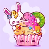 cute-kawaii-strawberry-vanilla-cupcake-with-sweet-bunny-candies_712580-16-1818275737