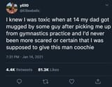 dad mugged and daughter gets turned on