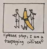banana arrest