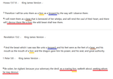 parallels between Revelation beast and Yahweh self-descriptor in Book of Hosea