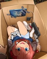 Sayori-DDLC-CarboardBox-Submarine-Khyle-Cute-UpsideDown