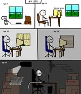 growing up