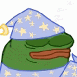 Sleeping Wizard Frog