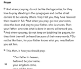 matthew 6 5